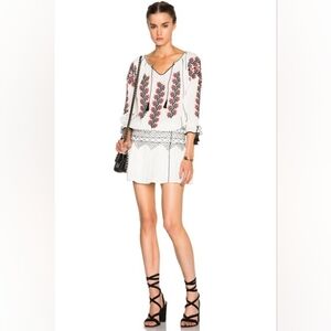 Ulla Johnson Samira Embroidered Gauze Dress